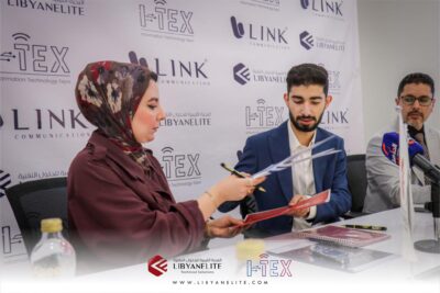 النخبة الليبية للحلول التقنية الراعي البلاتيني لمعرض ليبيا الدولي للاتصالات